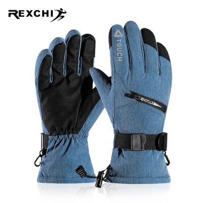 China REXCHI SK12 Sports Outdoor Glove Snow Touch Screen Cycling Gloves in Autumn Winter Skiing Warm Waterproof Finger Gloves for sale