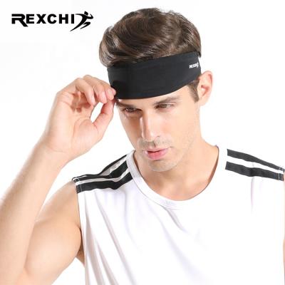 China REXCHI XTJ97 Sports Yoga Headband Sweat-absorbent Sun-resistant Women Plain Custom Made Wide Brim Headbands Sports for sale