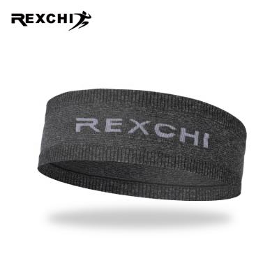 China Custom Sports REXCHI XTJ98 Unisex Fitness Gym Custom Logo Headband Sports Polyester Breathable Spandex Headband Wholesale for sale