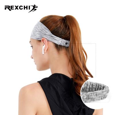 China REXCHI XTJ35 Multicolor Sun-resistant Women Sports Cycling Headband Stretch Yoga Summer Outdoor Sports Wide Headbands Men for sale