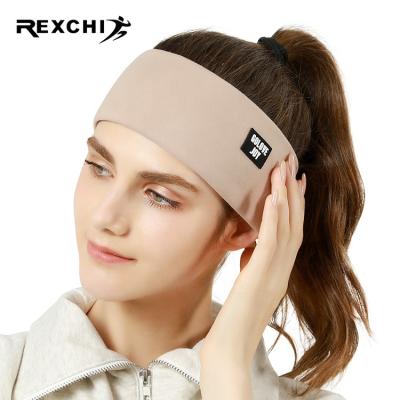 China REXCHI DTJ29 Fashion Top Sale Customized Logo Unisex Running Women Headband Comfortable Sweat Hair Bands for sale