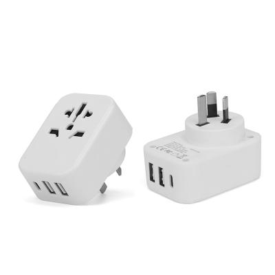 China Australia USB Charger Wall Plug Quick CB Travel Plug Adapter Socket Universal Residential/Multi-Purpose Electrical Adapter Power for sale