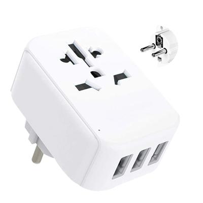 China BS8546 UKCA Residential / Multipurpose Travel Adapter with Shuko Plug, Global Universal Plug Adapter, Germany, France, Spain, Korea for sale