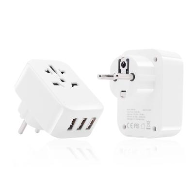 China Factory Wholesale Hot Selling 18 Months Warranty Travel Adapter Residential/Multi-Purpose Charger with USB 4 Port BS8546 for sale