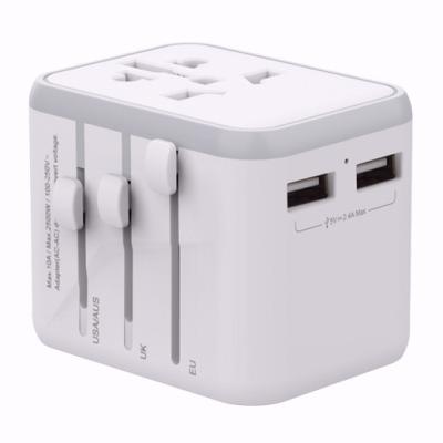 China Home / Multipurpose 2 USB Port Wall Charger, Electrical Plug - Type C UN G I f for EU UK Japan China for sale