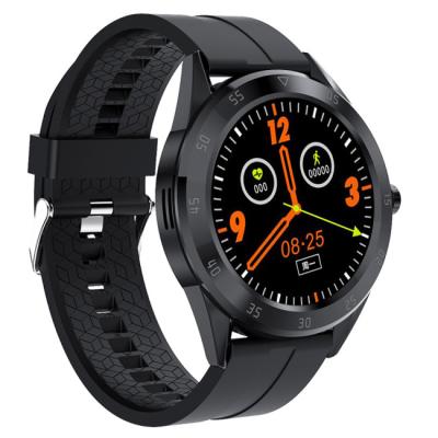 China New arrivals round waterproof reloj inteligente sport MP3 playback touch screen smart watch with phone call for sale