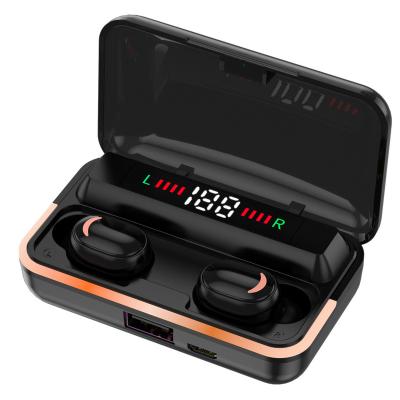 China True Wireless Stereo Sound LED Display Gaming Earbuds TWS Wireless Earbuds With Power Bank for sale