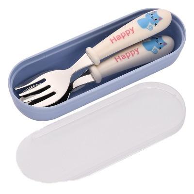 China Sustainable High Quality Durable Using Various Cute Kids Flatware Set Stainless Steel Cutlery Set for sale