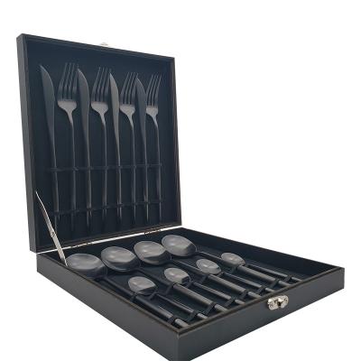 China Cheap Sustainable Hot Sale Custom Luxury Flatware Set Flatware Stainless Steel Flatware for sale