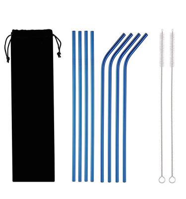 China Stylish Stainless Steel Straws Top Quality Supplier Sustainable Metal Best Price for sale