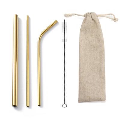 China JUJU Amazon Stainless Steel Metal Drinking Straws Reusable Sustainable Eco-Friendly Straws for sale