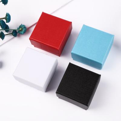 China Recycled Materials Haven And Land Boxes With High Quality Christmas Gift Wedding Gift Box In Stock Low MOQ Black Ring Box for sale