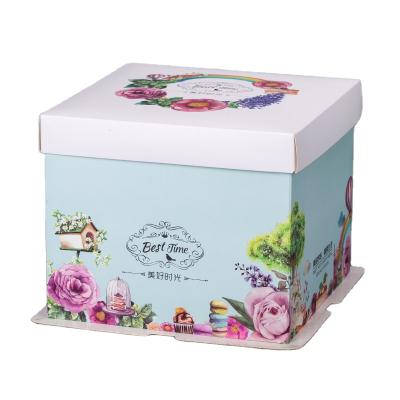 China Factory Direct Folding Food Container Recyclable With Window Custom Size In Stock Low MOQ Luxury Cupcake Boxes for sale