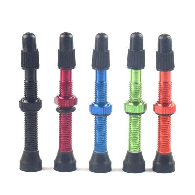 China Aluminum Alloy 45mm Mtb Presta Tubeless Valve Stems for sale