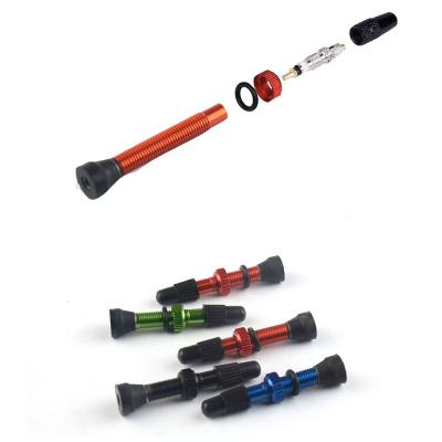 China Mountain& French Mountain Tubeless Tubeless Valve 36mm Presta Tubeless Road Bike Bicycle MTB Tubeless Valve for sale