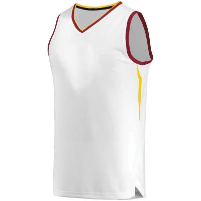 China Sets Wholesale 2022 Men's American Basketball Tank Top Cleveland Sport Fans Wear Sexton T-shirt White for sale