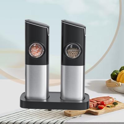 China MEIMOKA 2pcs/set Sustainable Spice Grinder For Salt And Pepper USB Charging for sale