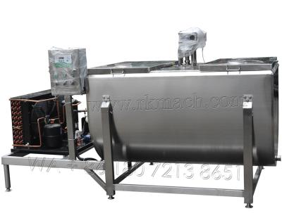 China food & Beverage Factory 2000Ltr Milk Cooling Tank Direct Expansion Open Top Milk Cooler for sale