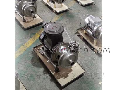 China Sanitary water beer milk juice beverage ss316L centrifugal water pump with ABB motor for sale