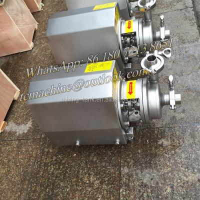 China Juice etc. Water Beer Milk Pump 1000L/H Sanitary Centrifugal Milk Pump for sale