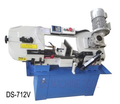 China Small horizontal metal cutting band saw DS-712V for sale