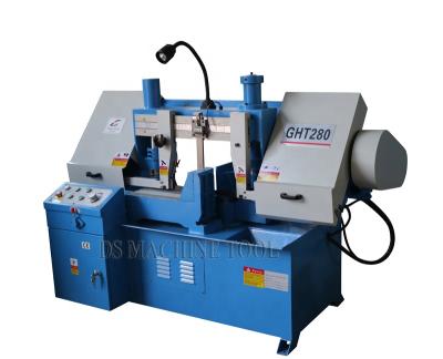 China GHT280 pivot horizontal band saw machine, china band saw horizontal machine, pivot band saw machine for sale