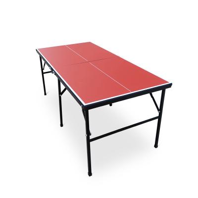 China 20*20steel pipe plants can customiFitness equipment easy movement and Table 12mm Foldable Ping Pong Table Tennis Table Suitcase Style Leg Table for sale