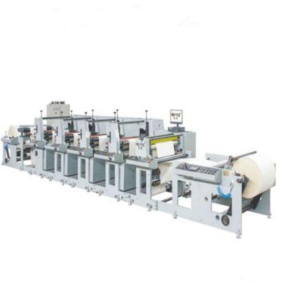 China Flexible Package Printing Six Color Flexo Printing 6 Color Flexible Flexography Printing Machine for sale