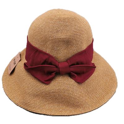 China Image Summer Straw Hat Women Sun Protection Ladies Summer Hats Beach Girl Beach Hat for sale