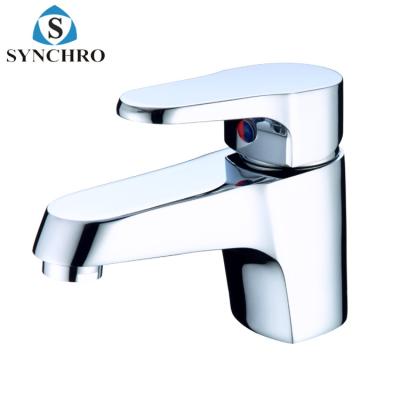 China SKL-33612 Metered Square Brass Lavatory Faucets Bathroom Basin Faucet for sale