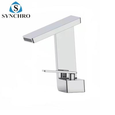 China SKL-21022 Wenzhou Bathroom Basin Ware Modern Sanitary Chrome Mixer Brass Basin Faucet for sale