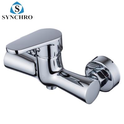 China Without SKL-0933 Chrome Color Products Wall Mount Bathroom Shower Faucet Finish Set for sale