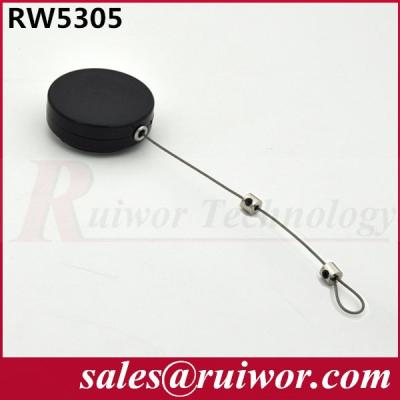 China RW5305 Retractable Steel Cable | Recoiler with the Brass Clamp End for sale