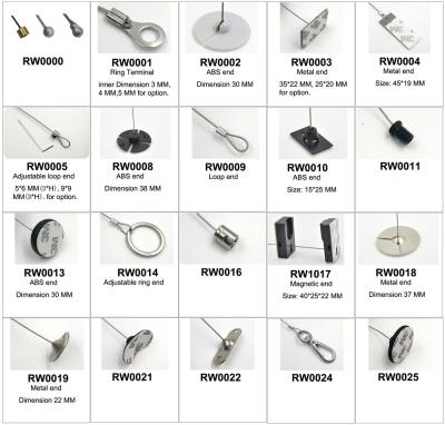 China RUIWOR Hot Sales Connectors work with Anti Theft Pull Box / Retractable Security Tether / Anti Lost Cable Retractor for sale