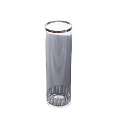 China Modern Best Seller Recycled Cylinder FlowerGlass Wholesale Modern Transparent Vase for sale