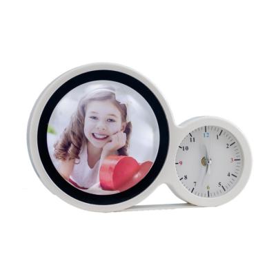 China Yinsa SMJ06 Sample 18.8*30cm Mirror Clock Photo Enlarging Magic Shinning View Of Popular Available Blanks Sublimation LED for sale