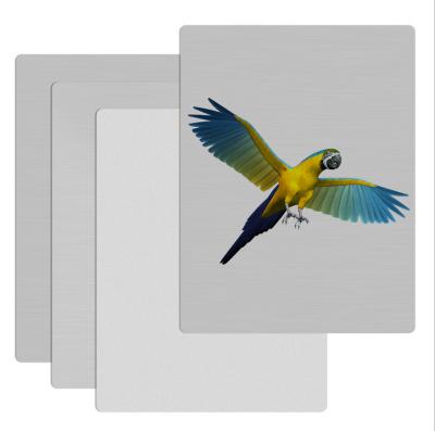 China Printing Yinsa AL002P Amazon Hot Sale 20*30cm Aluminum Sublimation Blanks Foil Sheets For Photo Print for sale