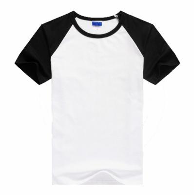 China Yinsa TS002 Wholesale Cheap Pure White 100% Cotton Black Sublimation Heat Transfer T-Shirts Anti-Wrinkle for sale