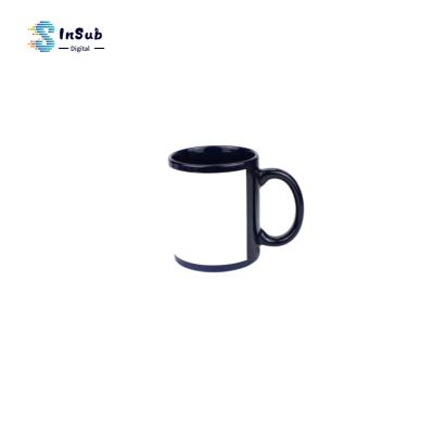 China Yinsa M051 Viable Hot Sale Sublimation Ceramic Mugs 11oz Full Color Mug With White Patch for sale