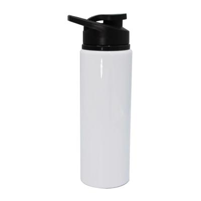 China Hot Selling Yinsa L021 Amazon Water Bottle 600ml Cheap Sustainable Aluminum White Color Portable Water Bottle for sale