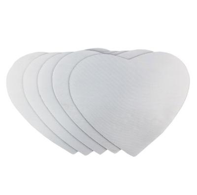 China Yinsa MP002 196*235*3mm Radiation Protection High Quality Custom Heart Shaped Sublimation Computer Cloth Mouse Pad for sale