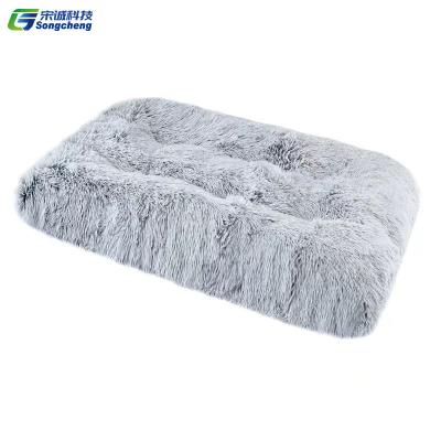 China Thick Warm Stocked Mat High Elastic pp Cotton Pet Warm Cat Bed House Soft Pet Cushion Portable For Pet Cats Protection for sale