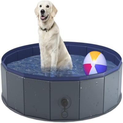 China Bathing Paddling Pool Dog Foldable Pet Bath Tub Foldable Pet Swimming Tub Pet Bathing Bathing Pool for Dogs Cats Kids Large Size Bathing Pool for sale