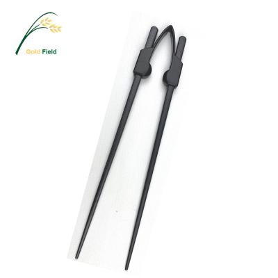 China Stocked Hot Sale 24cm Fiberglass Chopsticks With Helper For Adult for sale