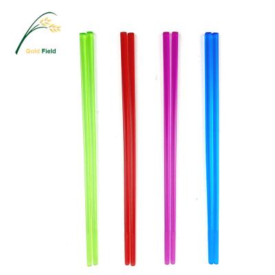 China Durable High Quality Reusable Acrylic Flatware Chopsticks Anti-Slip Dishwasher Safe for sale