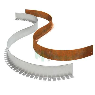 China 201 Colors Customized Stainless Steel Plastic Analog Garden Edge System For Landscape for sale