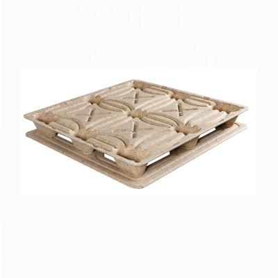 China 2021 high quality compressed wood prices double sided double layer recycable wooden pallet from presswood for sale