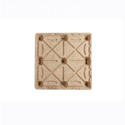 China 2021 Best Selling Single Faced Environmental Yellow Presswood Single Layer Compressed Pallet for sale