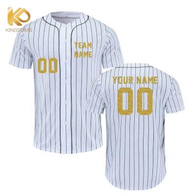 China Newest Low MOQ OEM Customized Hot Sale Antibacterial Mesh Baseball Jersey for sale