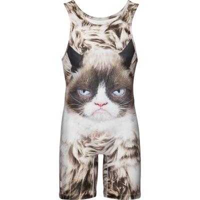 China OEM Manufacturer Cheap Sublimated Wrestling Singlets For Sale 3D Tank Top Wrestling Custom Size for sale